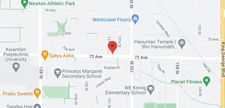 map of 13115 72 AVENUE